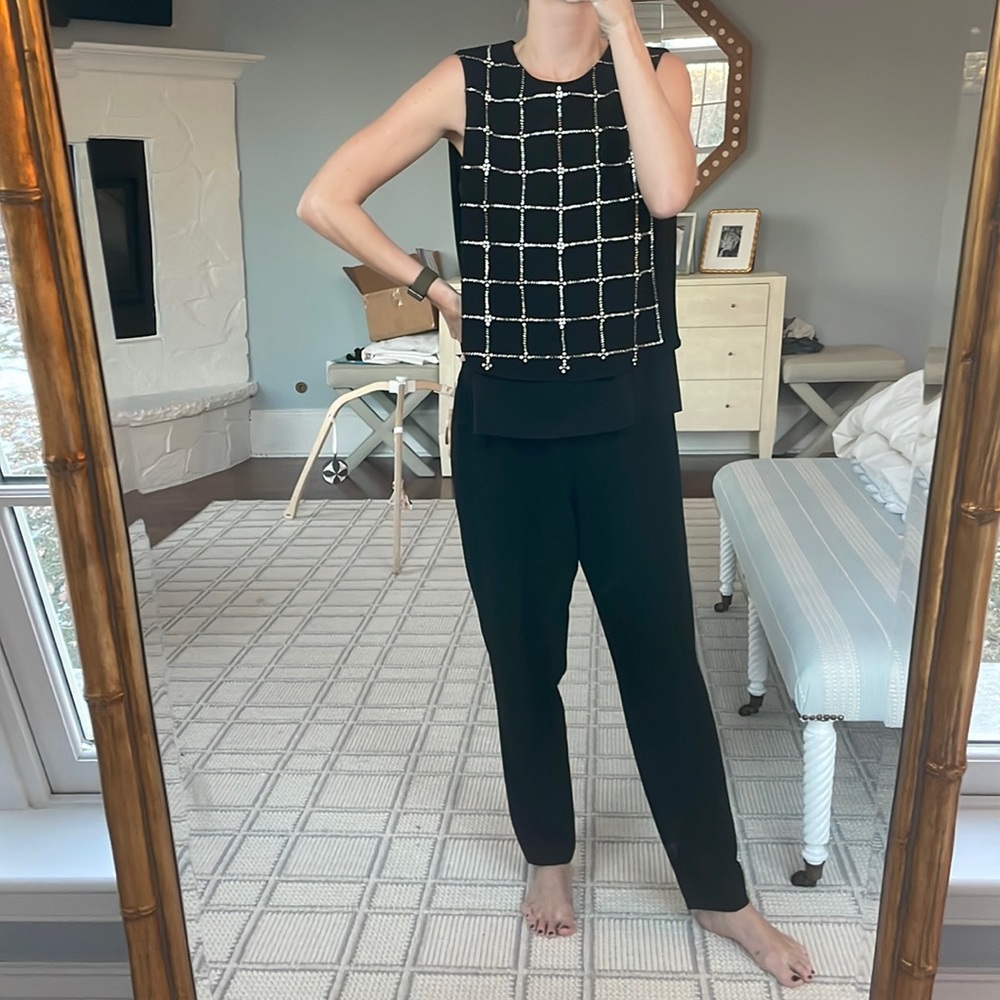 Tory Burch Beaded Jumpsuit